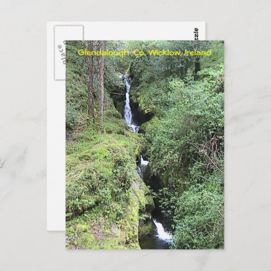 Briefkaart Glendalough (Ierland) (Voorkant / Achterkant)