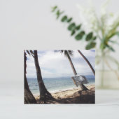 Briefkaart glimlachen (Staand voorkant)