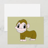 Briefkaart glimlachen (Voorkant / Achterkant)