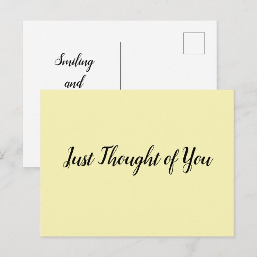 Briefkaart: Glimmen en niet stoppen. Briefkaart (Voorkant / Achterkant)