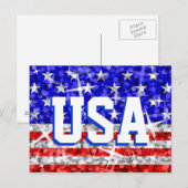 Briefkaart Glitz USA (Voorkant / Achterkant)