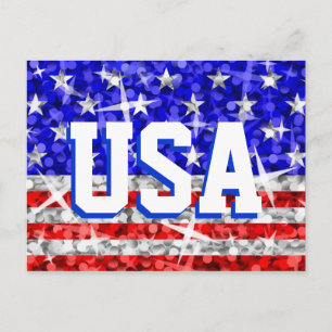 Briefkaart Glitz USA