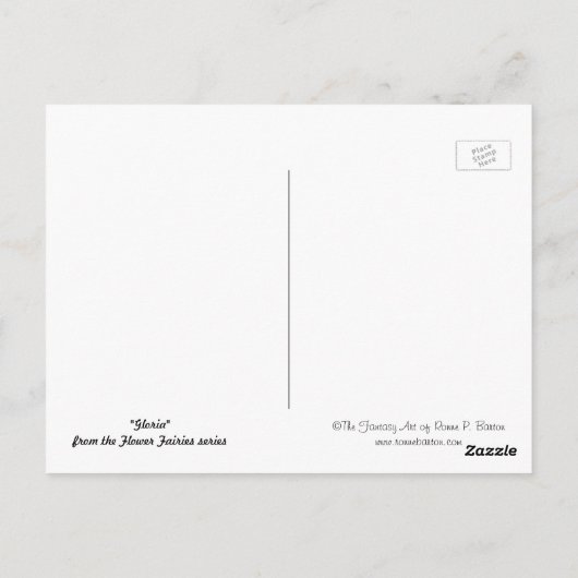 briefkaart "Gloria" (Achterkant)