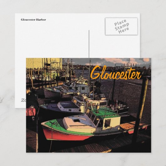 Briefkaart Gloucester (MA) (Voorkant / Achterkant)