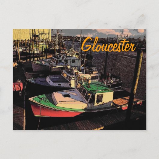 Briefkaart Gloucester (MA) (Voorkant)
