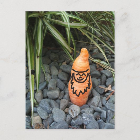 Briefkaart Gnome Carrot (Voorkant)