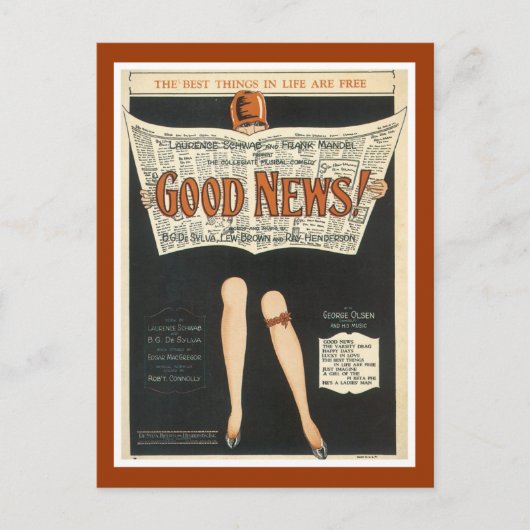 Briefkaart - Goed nieuws Beste dingen in het leven (Voorkant)