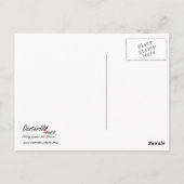 briefkaart "Goedkoper en sneller dan divorce" (Achterkant)