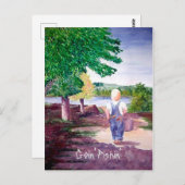 Briefkaart - Goin' Pishin' (Voorkant / Achterkant)