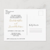 Briefkaart Gold-kaart verloving (Achterkant)