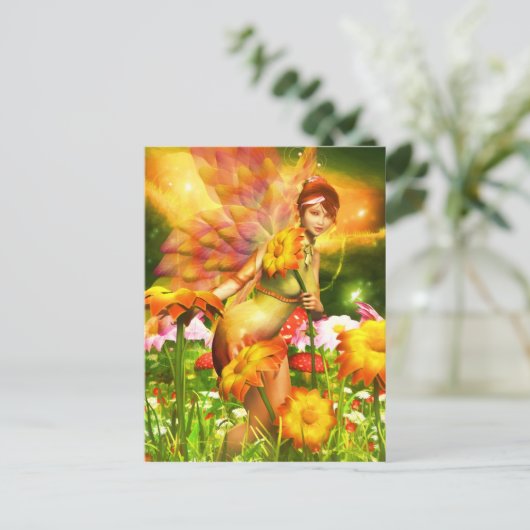 Briefkaart Golden Adornments (Staand voorkant)