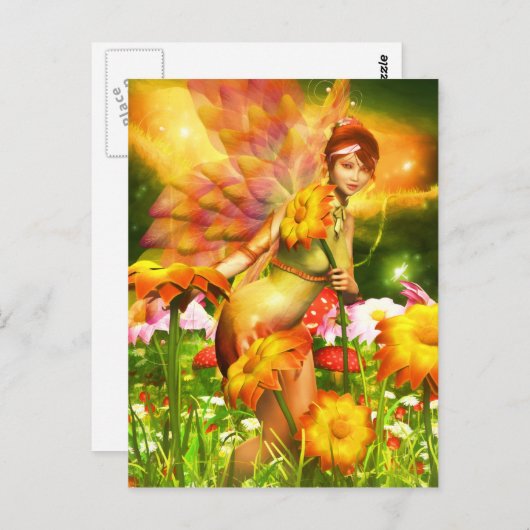 Briefkaart Golden Adornments (Voorkant / Achterkant)