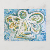 Briefkaart Golden Blue Angel (Voorkant)