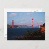 Briefkaart Golden Gate Bridge (Voorkant / Achterkant)