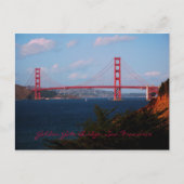 Briefkaart Golden Gate Bridge (Voorkant)