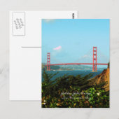 Briefkaart Golden Gate Bridge (Voorkant / Achterkant)