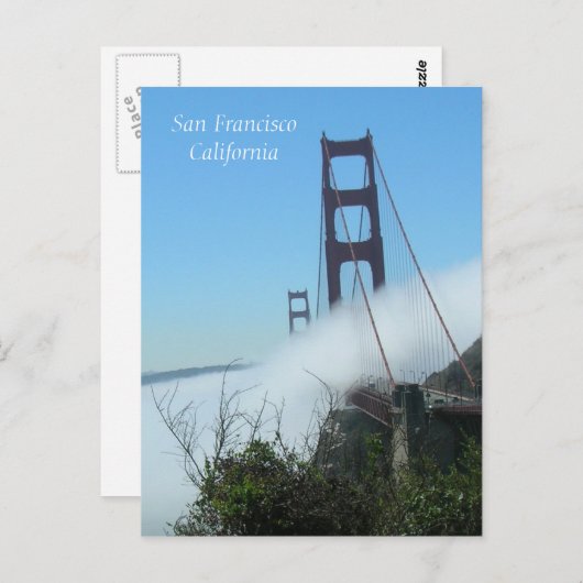 Briefkaart - Golden Gate Bridge (Voorkant / Achterkant)