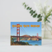 Briefkaart Golden Gate Bridge (Staand voorkant)