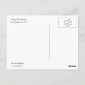 Briefkaart Golden Gate Bridge (Achterkant)