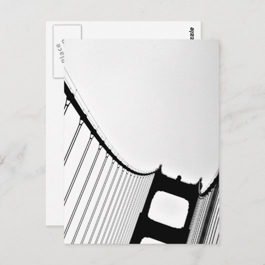 Briefkaart Golden Gate Bridge (Voorkant / Achterkant)