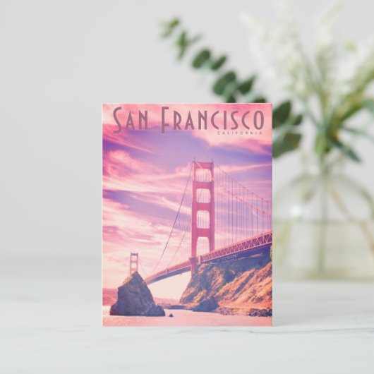 Briefkaart Golden Gate Bridge (Staand voorkant)