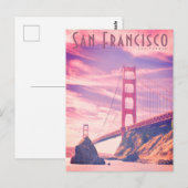 Briefkaart Golden Gate Bridge (Voorkant / Achterkant)