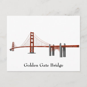 Briefkaart: Golden Gate Bridge Briefkaart