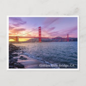 Briefkaart - Golden Gate Bridge, Californië (Voorkant)
