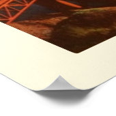 Briefkaart Golden Gate Bridge Poster (Hoek)