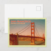  Briefkaart Golden Gate Bridge San Francisco (Voorkant / Achterkant)