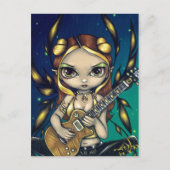 briefkaart "Golden Guitar Fairy" (Voorkant)