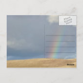 BRIEFKAART - Golden Hills at Rainbows End (Achterkant)