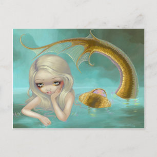 briefkaart "Golden Mermaid"