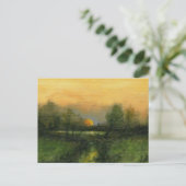 Briefkaart Golden Moonrise (Staand voorkant)