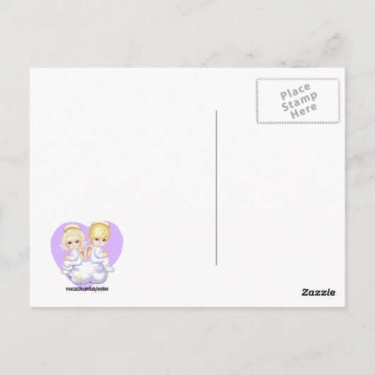 Briefkaart Golfjongen (Achterkant)