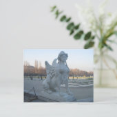 Briefkaart Gorgon Statue, Belvedere Gardens (Staand voorkant)