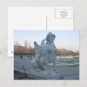 Briefkaart Gorgon Statue, Belvedere Gardens (Voorkant / Achterkant)