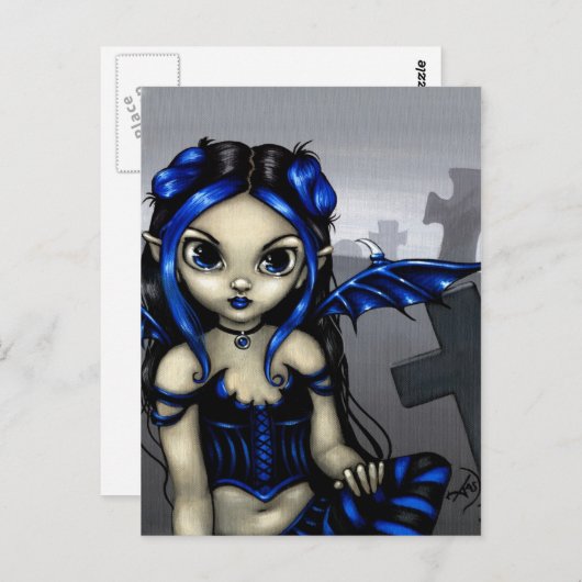 briefkaart "Gothling #1" (Voorkant / Achterkant)