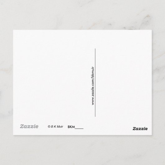 Briefkaart - Graanhyacinth (Achterkant)