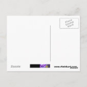 Briefkaart - Graffiti Dusk NYC Skyline (Achterkant)
