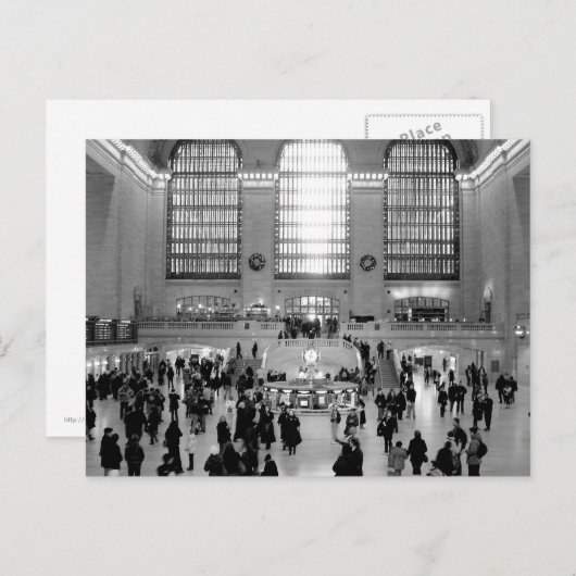 Briefkaart Grand Central Station (Voorkant / Achterkant)