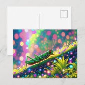 Briefkaart Grasshout (Voorkant / Achterkant)