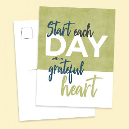 briefkaart "Grateful hart"