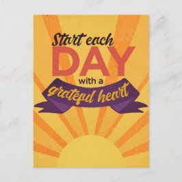 briefkaart "Grateful hart"