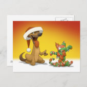 briefkaart "Gratis cadeaus" (Voorkant / Achterkant)