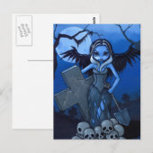 briefkaart "Gravedigger" (Voorkant / Achterkant)