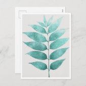 Briefkaart - Green Fern (Voorkant / Achterkant)