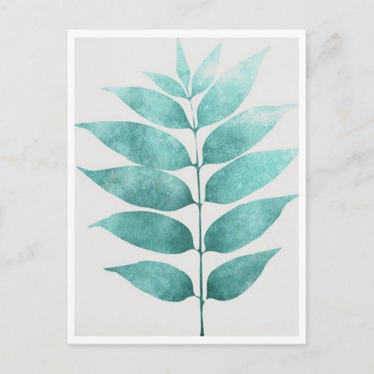 Briefkaart - Green Fern (Voorkant)