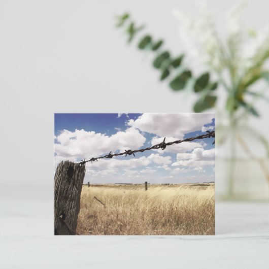 Briefkaart grenzen natuur (Staand voorkant)