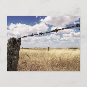 Briefkaart grenzen natuur